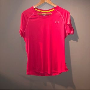 UNDER ARMOUR SEMI FITTED HEAT GEAR TOP WOMEN’S XL PINK